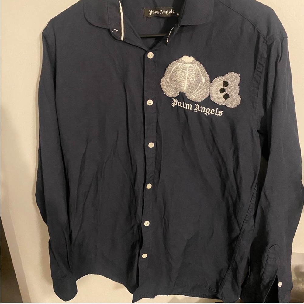 Dark Blue button up shirt